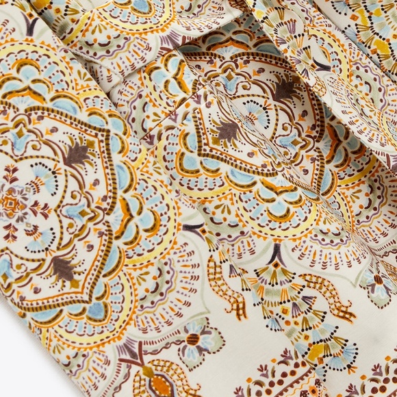 Zara limited edition linen printed blazer - Picture 8 of 8